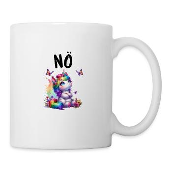 La licorne dit non aux créatures mythiques des garçons et des filles - Mug blanc - blanc - Droite