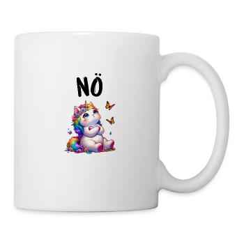 La licorne dit non aux créatures mythiques des garçons et des filles - Mug blanc - blanc - Droite