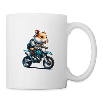 Hamster Enduro Moto Motocross Cool - Mug blanc - blanc - Droite