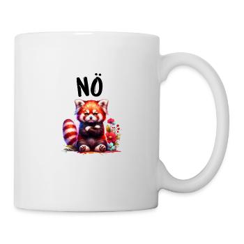 Red Panda Funny Saying Nope Fire Fox - Mug - white - Right