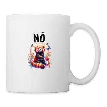 Red Panda Funny Saying Nope Fire Fox - Mug - white - Right