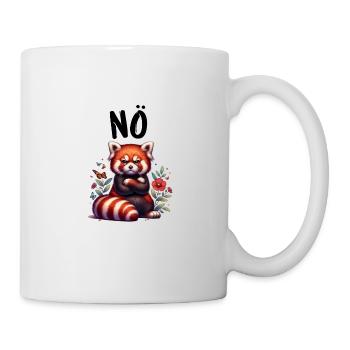 Red Panda Funny Saying Nope Fire Fox - Mug - white - Right