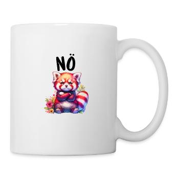 Red Panda Funny Saying Nope Fire Fox - Mug - white - Right