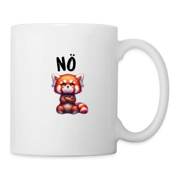 Red Panda Funny Saying Nope Fire Fox - Mug - white - Right