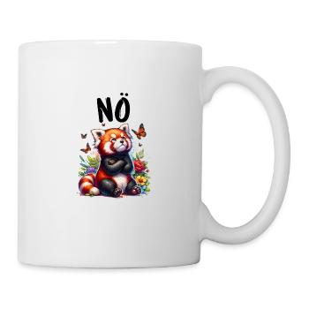 Red Panda Funny Saying Nope Fire Fox - Mug - white - Right