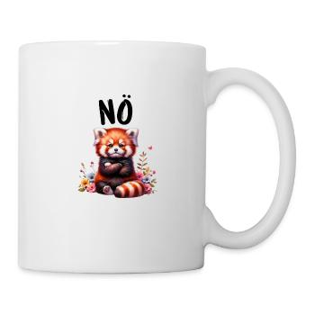 Red Panda Funny Saying Nope Fire Fox - Mug - white - Right