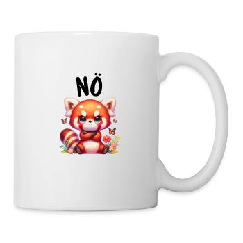 Red Panda Funny Saying Nope Fire Fox - Mug - white - Right