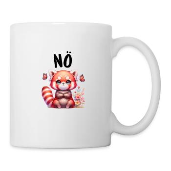 Red Panda Funny Saying Nope Fire Fox - Mug - white - Right