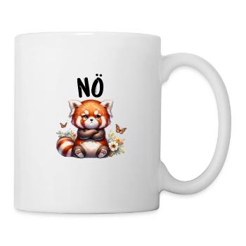 Red Panda Funny Saying Nope Fire Fox - Mug - white - Right