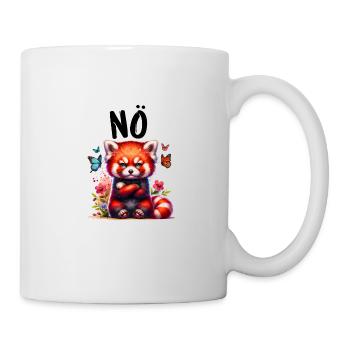 Red Panda Funny Saying Nope Fire Fox - Mug - white - Right