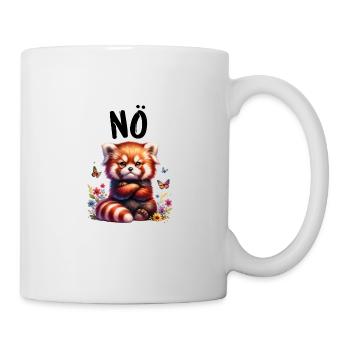 Red Panda Funny Saying Nope Fire Fox - Mug - white - Right