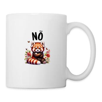Red Panda Funny Saying Nope Fire Fox - Mug - white - Right