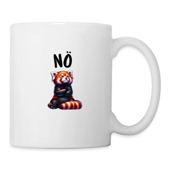 Red Panda Funny Saying Nope Fire Fox - Mug - white - Right