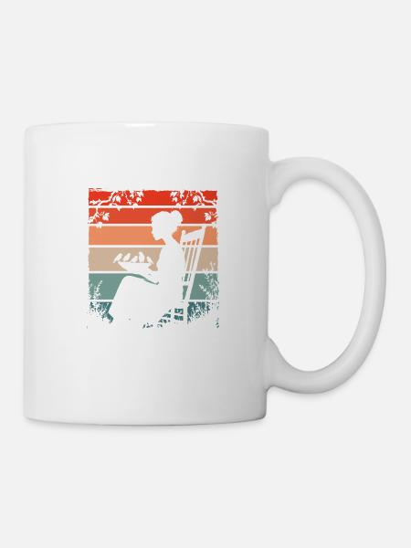 Vogelfütterung - Tasse - Weiß