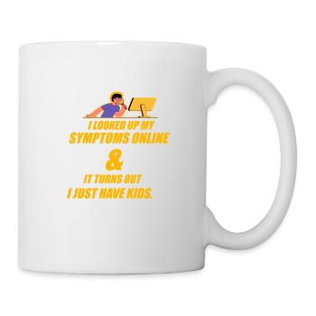 J’ai regardé mes symptômes en ligne - Mug blanc - blanc - Droite