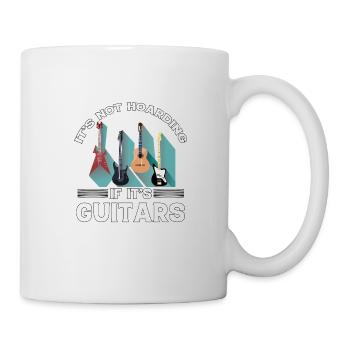 Ce n’est pas de la thésaurisation si ce sont des guitares - Mug blanc - blanc - Droite