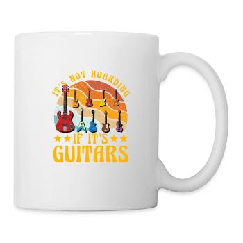 Ce n’est pas de la thésaurisation si ce sont des guitares - Mug blanc - blanc - Droite