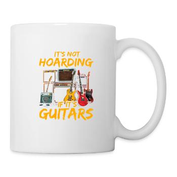Ce n’est pas de la thésaurisation si ce sont des guitares - Mug blanc - blanc - Droite