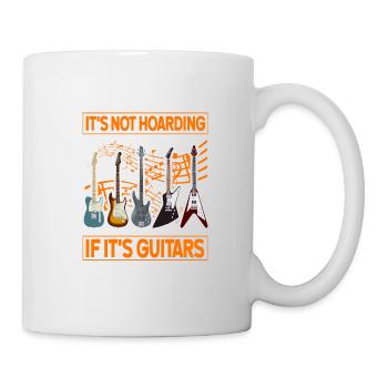 Ce n’est pas de la thésaurisation si ce sont des guitares - Mug blanc - blanc - Droite