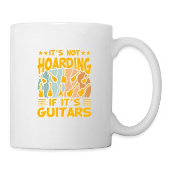 Ce n’est pas de la thésaurisation si ce sont des guitares - Mug blanc - blanc - Droite