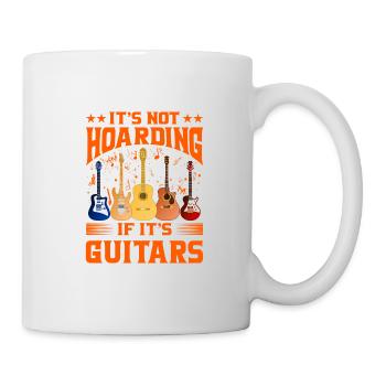 Ce n’est pas de la thésaurisation si ce sont des guitares - Mug blanc - blanc - Droite