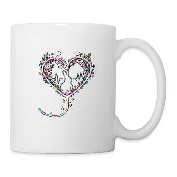 Lapin de Pâques Infirmière - Mug blanc - blanc - Droite