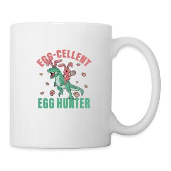 Chasseur d’œufs - Mug blanc - blanc - Droite