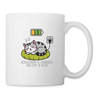 Rechargement en cours Cat - Mug blanc - blanc - Droite