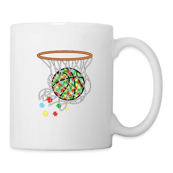 Autism Basketball - Mug - white - Right