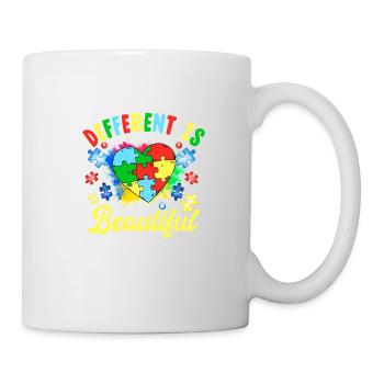 Different is beautiful - Mug - white - Right