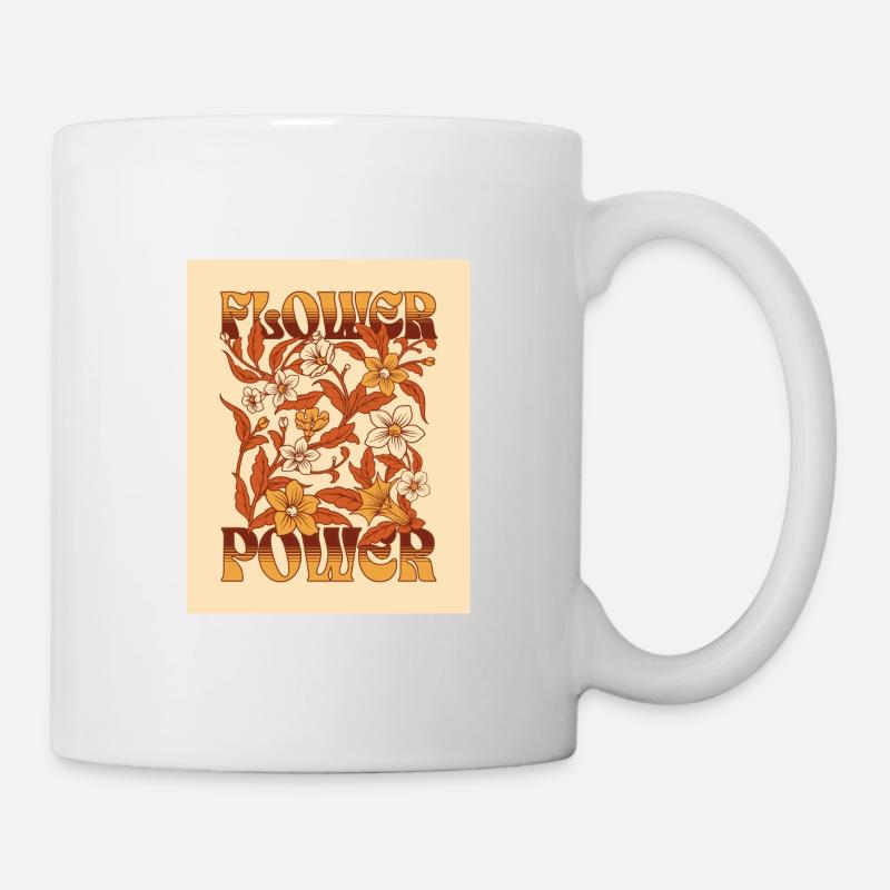 Flower Power - Mug - white