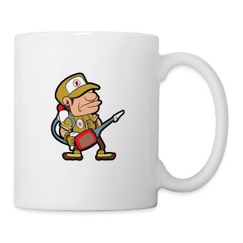 Kammerjäger - Tasse - Weiß - Rechts