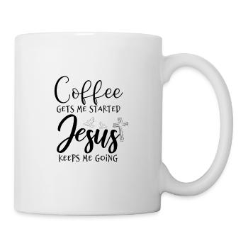 Coffee and Jesus - Mug - white - Right