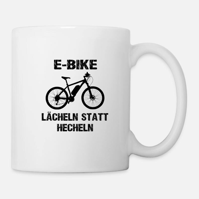 Fahrrad - Tasse - Weiß