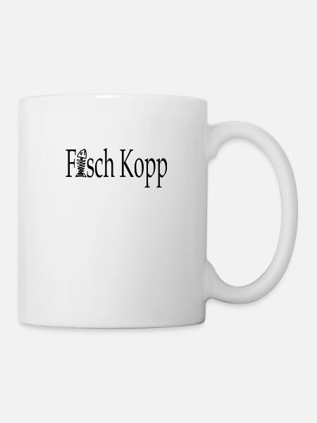 Fisch Kopp - Tasse - Weiß
