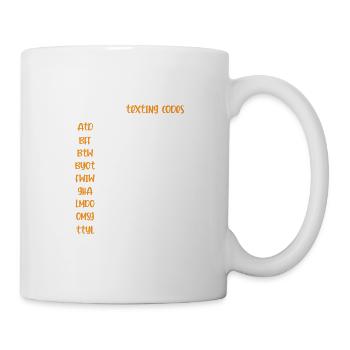 Text-Codes Senior Citizen oder Eldery Person Gesch - Tasse - Weiß - Rechts