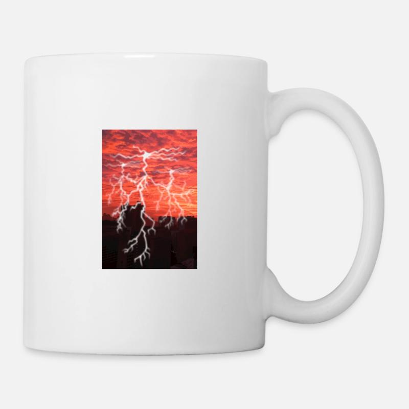 Orages Wetterfrosch cadeau - Mug blanc - blanc