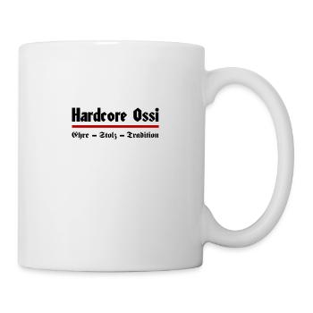 Harter Ossi - Ostdeutscher Ostdeutschland DDR BRD - Tasse - Weiß - Rechts