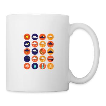Weather Cute Weather Forecast Gift - Mug - white - Right