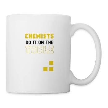 Chimistes scientifiques à intervalles réguliers - Mug blanc - blanc - Droite
