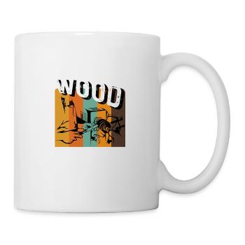 Holzflüsterer Schreiner Gift - Tasse - Weiß - Rechts