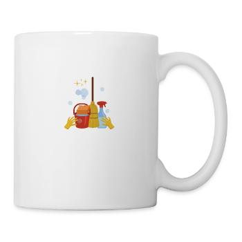 Femme de ménage folle nettoyeur d’hôtel poison - Mug blanc - blanc - Droite