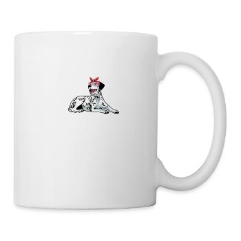 Dalmatinische Mutter Hundeltern Gift - Tasse - Weiß - Rechts