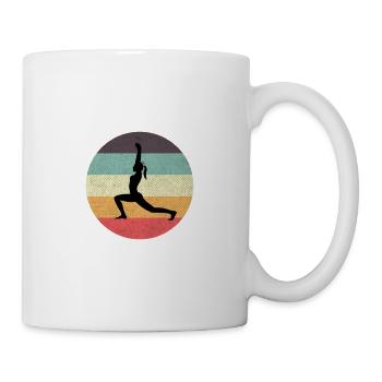 Pilates Fitness Fitnessfanatiker Gift - Tasse - Weiß - Rechts