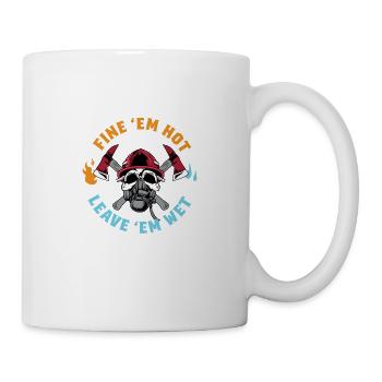 Lass sie nass Joker oder lustig Gift - Tasse - Weiß - Rechts