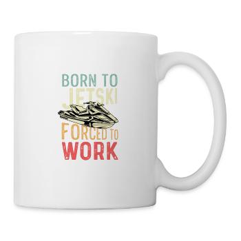 Forced to work Traveler Gift - Mug - white - Right