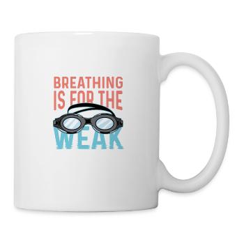 Für die Schwachen Sprinter Gift - Tasse - Weiß - Rechts