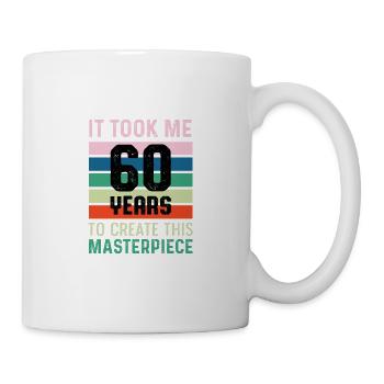 Dieses Meisterwerk Anmutiger Opa Gift - Tasse - Weiß - Rechts