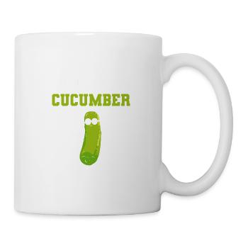 Cool wie Gurke Coole Person Gift - Tasse - Weiß - Rechts