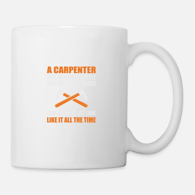 Wird Dinge tun Möbelbauer Geschenk - Tasse - Weiß